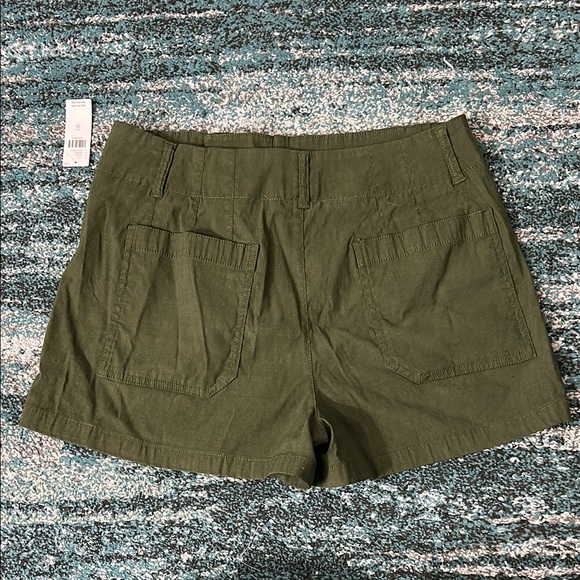 NWT Anthropologie Olive Green Colette Women's Shorts - Picture 4 of 4